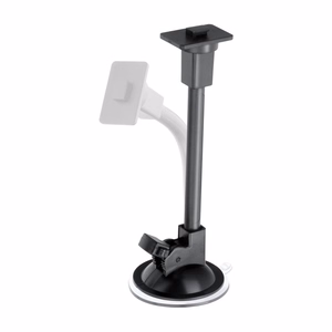 Automobilinis universalus telefono laikiklis Forcell (17cm) Long arm tvirtinamas ant stiklo, juodas