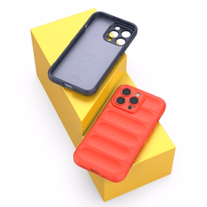 Magic Shield dėklas telefonui iPhone 13 Pro lanksčios šarvuotos tamsiai mėlynos spalvos dangtelis