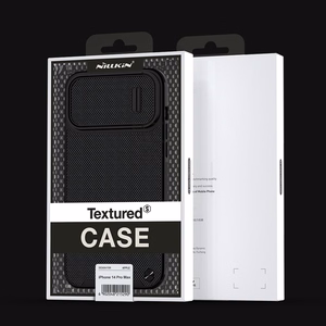 Nillkin Textured S Case iPhone 14 Pro Max бронированный чехол с защитой камеры синий