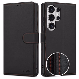 Tech-Protect Wallet чехол для Samsung Galaxy S26 Ultra чёрный красный