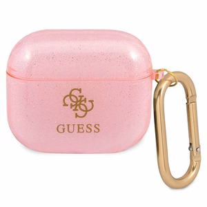 Guess GUA3UCG4GP Glitter Collection case for AirPods 3, pink
