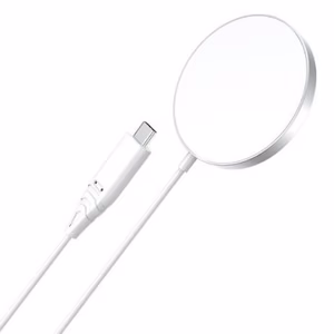 Belaidis įkroviklis CHOETECH, 15W, magnetinis, baltas