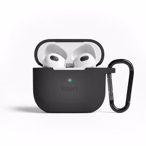 Etteri silicone case for AirPods 3 black
