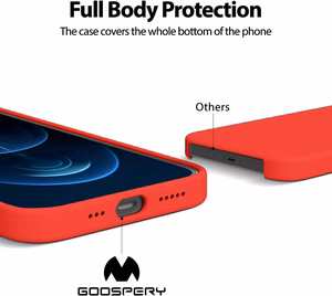 Dėklas Mercury Silicone Case Samsung S916 S23 Plus 5G raudonas