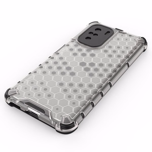 Honeycomb dėklas šarvuotas dėklas su TPU buferiu Xiaomi Redmi K40 Pro+ / K40 Pro / K40 / Poco F3 skaidrus