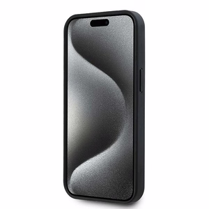 Karl Lagerfeld Karl Head Magnetinis dėklas iPhone 15 Plus - juodas