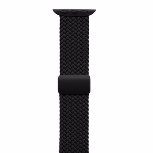 Crong Wave Band pintas Apple Watch dirželis, 44/45/46/49 mm, juodos spalvos