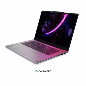 „Lenovo Yoga Pro 7i Aura Edition Ultra 7 356H“ 15,3 colių 2,5K WQXGA OLED 500 nits 165 Hz AG 32 GB LPDDR5X-8533 SSD 1 TB „GeForce RTX 5050“ 8 GB kamera 5,0 MP + IR 84 Wh „Windows 11 Pro“ „Luna Grey“