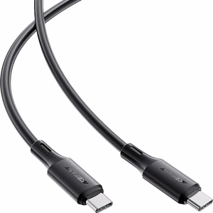 USB laidas Acefast C17-03 USB-C į USB-C 1.2m juodas
