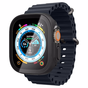 Spigen Thin Fit 360 dėklas, skirtas Apple Watch Ultra 49 mm, juodas