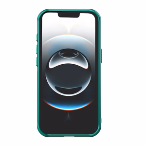 Nillkin Iceblade Prop magnetinis dėklas su kameros dangteliu ir stovu iPhone 16e telefonui - žalias
