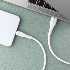 Кабель USB A to USB C Forcell F-Energy QC4.0 3A 66W Silicone 1 m C342 белый