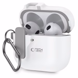 Tech-Protect plonas kablio dėklas AirPods 4 - baltas