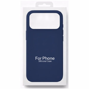 Telefono dėklas „TM MagSafe Silicone“ skirtas iPhone 17 Pro Max / Dark Blue /