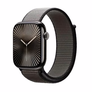 Crong Nylon Apple Watch sport band, 44/45/46/49 mm, night grey