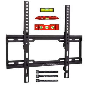 Maclean TV MC-412 настенное крепление 32"-70" VESA 400x400 45кг с наклоном универсальное регулируемое уровень монтажные аксессуары