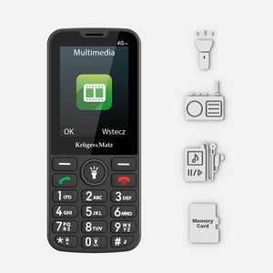 Kruger&Matz Simple 924 4G telefonas senjorams
