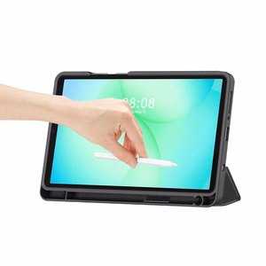 Tech-Protect SC Pen Canvas Case for Samsung Galaxy Tab A9+ / A11+ Plus 11.0 X210 / X215 / X216 / X230 / X235 / X236 - Gray