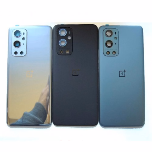 Задняя крышка совместимая с OnePlus 9 Pro / Stellar Black / (с линзой камеры) HQ