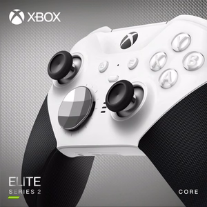 Microsoft Xbox Elite Wireless Series 2 – Core Juoda, Balta Bluetooth/USB Žaidimų pultelis Analoginis / skaitmeninis PC, Xbox One