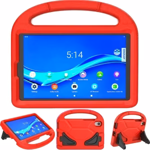Dėklas Shockproof Kids Samsung X200/X205 Tab A8 10.5 2021 raudonas