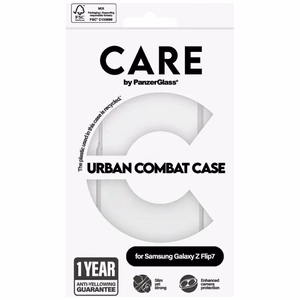 CARE by PanzerGlass Flagship Urban Combat чехол Samsung Galaxy Z Flip 7 - прозрачный