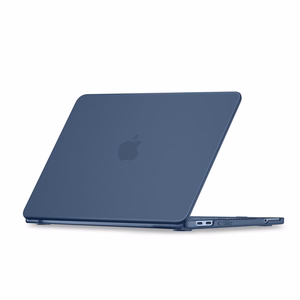 Tech-Protect Softshell deklas MacBook Neo 13 colio 2026, tamsiai melynas