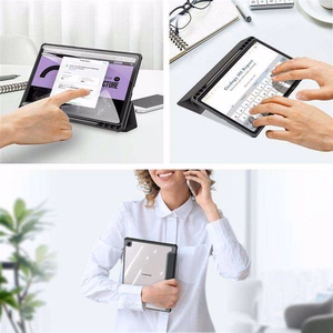Dėklas Dux Ducis Toby Samsung P610/P615/P613/P619/P620/P625 Tab S6 Lite 10.4 juodas