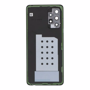 Galinis dangtelis Samsung A525 / A526 / A528 A52 4G / A52 5G / A52S 5G juodas (su kameros stikliuku) OEM