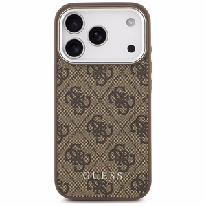 Dėklas Guess 4G MagSafe Apple iPhone 17 Pro Max rudas