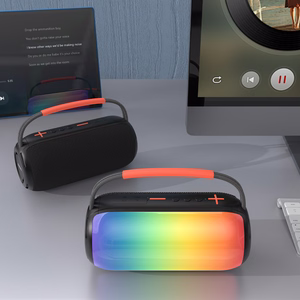 Dudao Y21 belaidis garsiakalbis su RGB apšvietimu Bluetooth 5.3 - juodas