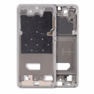 Vidurinis rėmelis Samsung G991 S21 (baltas)