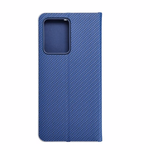 LUNA Book Carbon dėklas telefonui XIAOMI Redmi Note 12 Pro 5G mėlynas