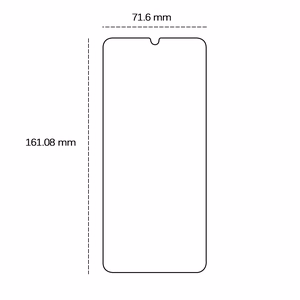 Защитное стекло 2,5D Samsung Galaxy A05