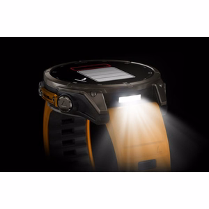 Išmanusis laikrodis Garmin Fenix 8 Sapphire oranžinis