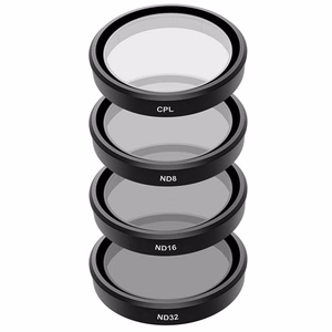 4 TELESIN CPL/ND8/ND16/ND32 filtrų rinkinys DJI Osmo Action 3 / 4 / 5