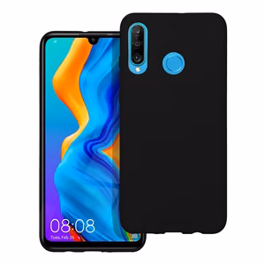 Silikoninis dėklas telefonui HUAWEI P30 Lite - juodas