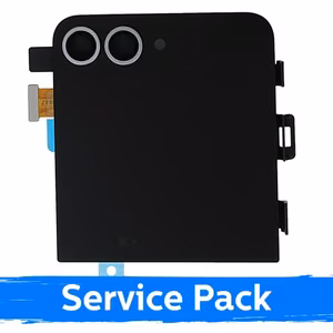 LCD ekranas Samsung F741 Z Flip6 (IŠORINIS) su rėmeliu / Silver Shadow / (Service Pack)