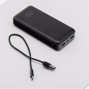 Blue Star W2015 išorinė baterija, 20000 mAh, 2.1A, juoda