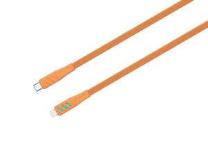 Havit CB6255 - USB įkrovimo laidas Type C į Lightning, 1 m (oranžinis)
