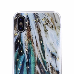 Gold Glam dėklas telefonui Samsung Galaxy A25 5G (global) plunksnos