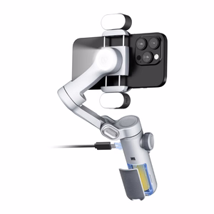 AOCHUAN X Pro stabilizatorius su RGB apšvietimu (pilkas)