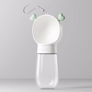 Dog outdoor drinking cup white