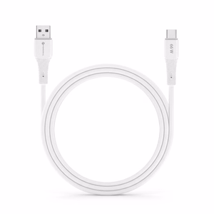 Кабель USB A to USB C Forcell F-Energy QC4.0 3A 66W Silicone 1 m C342 белый