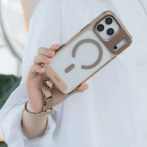 Moshi 2-in-1 veganiškos odos riešo ir per petį nešiojamas telefono dirželis su adapteriu, „Moss Green“ spalvos