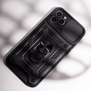 TFO Defender Slide smūgiams atsparus dėklas su slankiojančia kameros apsauga, skirtas Honor Magic8 Lite – juodas