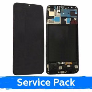 Samsung Galaxy S26 (S942) LCD ekranas su rėmeliu, juodas (gamintojo serviso pakuotė)