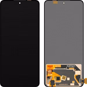 Ekranas Realme 14 5G/14T 5G/14X 5G su lietimui jautriu stikliuku Black ORG