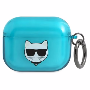 Чехол для AirPods Pro от Karl Lagerfeld Choupette - синий