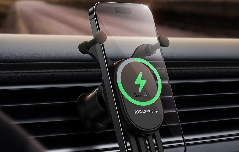Baseus 15 W belaidis įkrovimas automobilyje